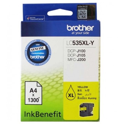 Brother LC535XLY Sarı Orjinal Kartuş