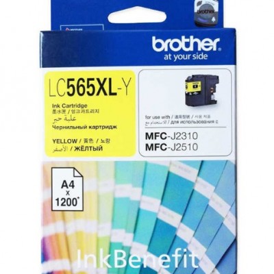 Brother LC565XLY Sarı Orjinal Kartuş