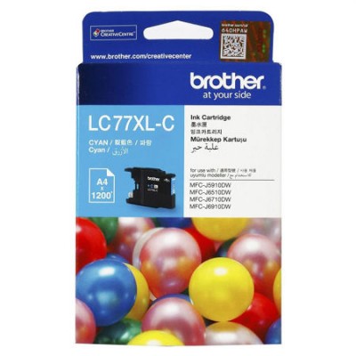 Brother LC77XLC Orjinal Mavi Kartuş 