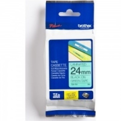 Brother TZe-751 Siyah-Yeşil 24MM Orjinal Etiket Şeridi Brother TZe-751 Siyah-Yeşil 24MM Orjinal Etiket Şeridi