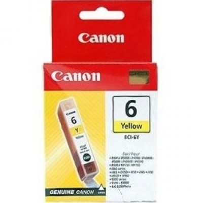 Canon BCI-6 Sarı Orjinal Mürekkep Kartuş Canon BCI-6 Sarı Orjinal Mürekkep Kartuş