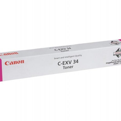 Canon C-EXV34M Kırmızı Orjinal Toner