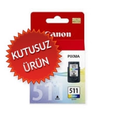 Canon CL-511 (2972B007) Renkli Orjinal Kartuş - MP240 / MP260 (Kutusuz)