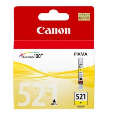Canon CLI-521Y Sarı Orjinal Kartuş Canon CLI-521Y Sarı Orjinal Kartuş
