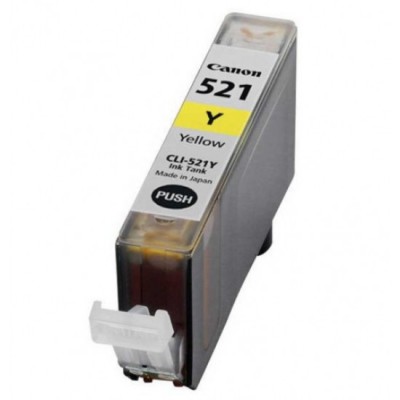 Canon CLI-521Y Sarı Orjinal Kutusuz Kartuş Canon CLI-521Y Sarı Orjinal Kutusuz Kartuş