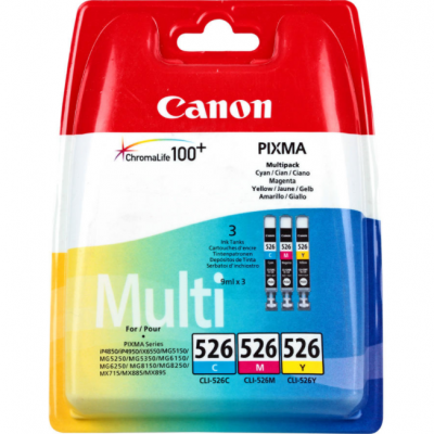 Canon CLI-526 Orjinal Renkli Multi Paket Mürekkep Kartuş
