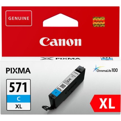 Canon CLI-571XL Orjinal Mavi Mürekkep Kartuş 