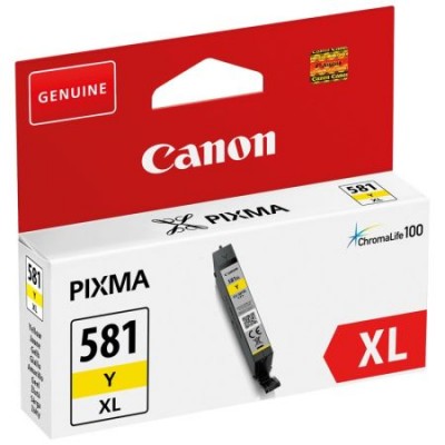 Canon CLI-581XL Sarı Orjinal Mürekkep Kartuş Canon CLI-581XL Sarı Orjinal Mürekkep Kartuş