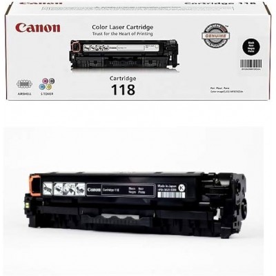Canon CRG-118BK Siyah Orjinal İkili Paket Toner