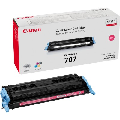 Canon CRG-707M Kırmızı Orjinal Toner