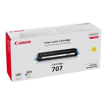 Canon CRG-707Y Sarı Orjinal Toner Canon CRG-707Y Sarı Orjinal Toner