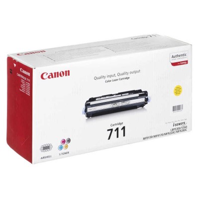 Canon CRG-711Y Kutusu Hasarlı Sarı Orjinal Toner Canon CRG-711Y Kutusu Hasarlı Sarı Orjinal Toner
