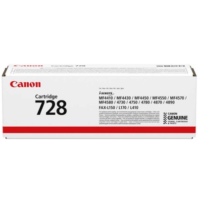 Canon CRG-728 Siyah Orjinal Toner (Kutu Hasarlı) 