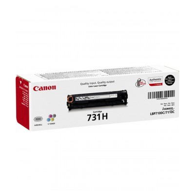 Canon CRG-731HBK Kutusu Hasarlı  Siyah Orjinal Toner