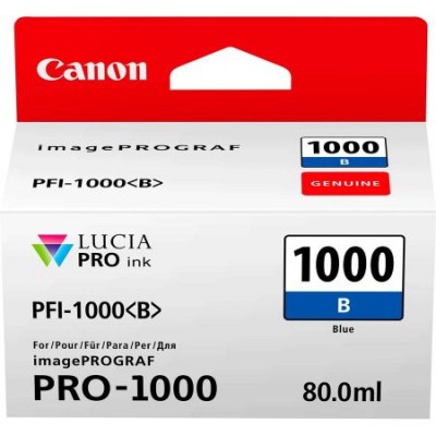 Canon PFI-1000 Orjinal Blue Mürekkep Kartuş 