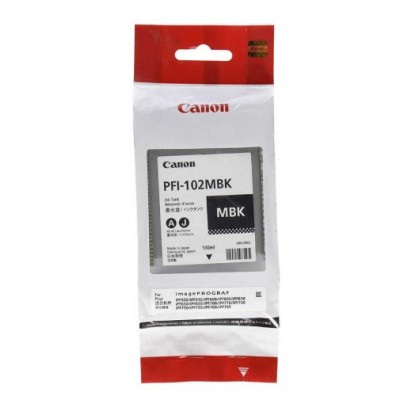 Canon PFI-102MBK Mat Siyah Orjinal Kartuş