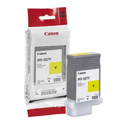 Canon PFI-107Y Sarı Orjinal Kartuş