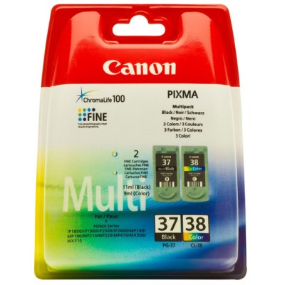Canon PG-37/ CL-38 Multi Paket Orjinal Kartuş
