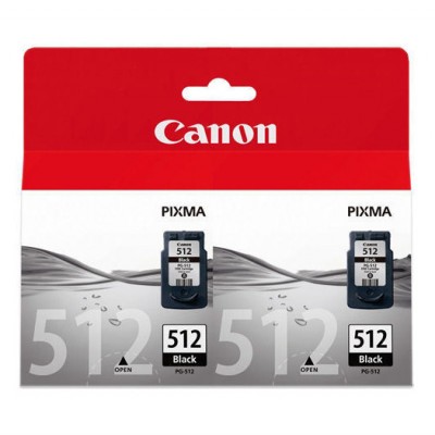Canon PG-512 Orjinal 2'li Paket Siyah Mürekkep Kartuş