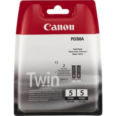 Canon PGI-5 Orjinal 2'li Paket Siyah Mürekkep Kartuş