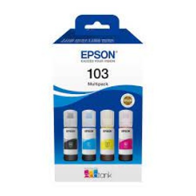 Epson 103 Ecotank C13T00S64A 4 Renkli Çoklu Paket Epson 103 Ecotank C13T00S64A 4 Renkli Çoklu Paket