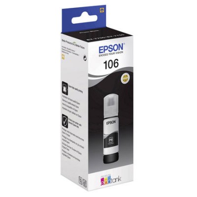 Epson 106-C13T00R140 Foto Siyah Orjinal Mürekkep Epson 106-C13T00R140 Foto Siyah Orjinal Mürekkep