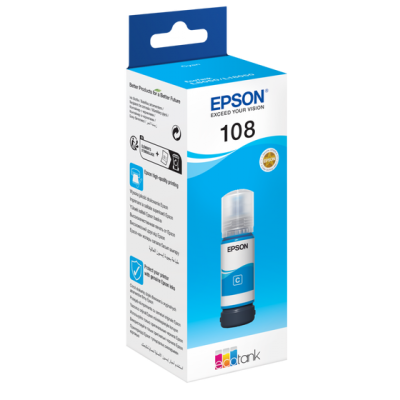 Epson 108 Mavi Orjinal Mürekkep