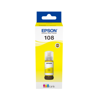 Epson 108 Sarı Orjinal Mürekkep