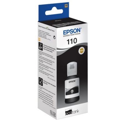 Epson 110 (C13T03P14A) Siyah Orjinal Mürekkep Yüksek Kapasiteli Epson 110 (C13T03P14A) Siyah Orjinal Mürekkep Yüksek Kapasiteli