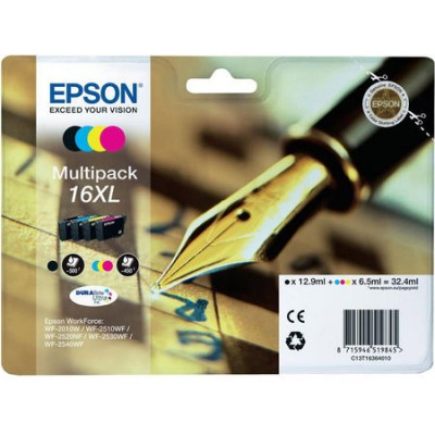 Epson (16XL-T1636) C13T16364020 Orjinal Kartuş Avantaj Paketi Epson (16XL-T1636) C13T16364020 Orjinal Kartuş Avantaj Paketi