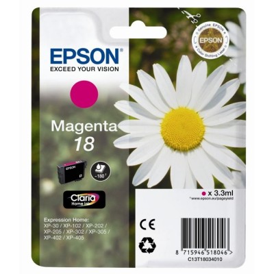 Epson (18) T18034020 Kırmızı Orjinal Kartuş Epson (18) T18034020 Kırmızı Orjinal Kartuş