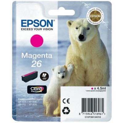Epson (26-T2613) C13T26134020 Kırmızı Orjinal Kartuş Epson (26-T2613) C13T26134020 Kırmızı Orjinal Kartuş