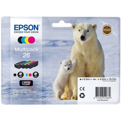 Epson (26-T2616) C13T26164020 Orjinal Kartuş Ekonomik Seti Epson (26-T2616) C13T26164020 Orjinal Kartuş Ekonomik Seti