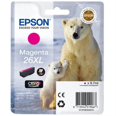 Epson (26XL-T2633) C13T26334020 Kırmızı Orjinal Kartuş Epson (26XL-T2633) C13T26334020 Kırmızı Orjinal Kartuş