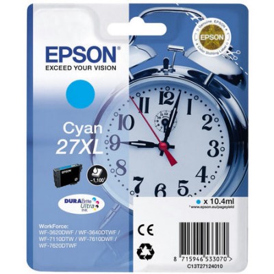 Epson (27XL-T2712) C13T27124020 Mavi Orjinal Kartuş Yüksek Kapasiteli