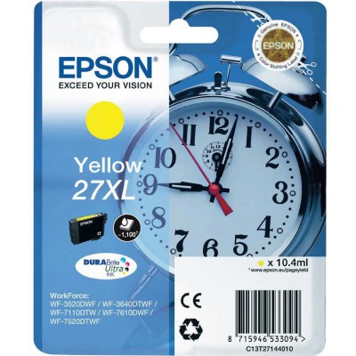Epson (27XL-T2714) C13T27144020 Sarı Orjinal Kartuş Yüksek Kapasiteli