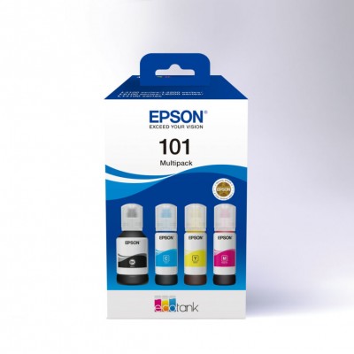 Epson C13T03V64A T101 EcoTank Multipack Mürekkep Seti Epson C13T03V64A T101 EcoTank Multipack Mürekkep Seti