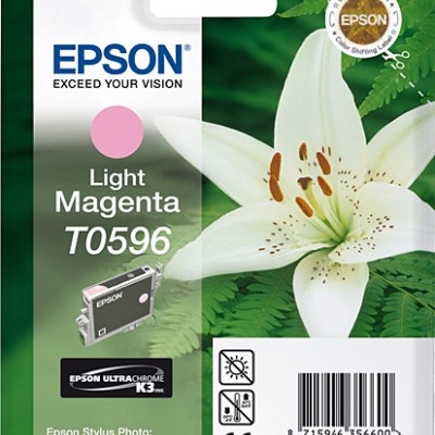 Epson C13T05964020 (T0596) Açık Kırmızı Orjinal Kartuş Epson C13T05964020 (T0596) Açık Kırmızı Orjinal Kartuş