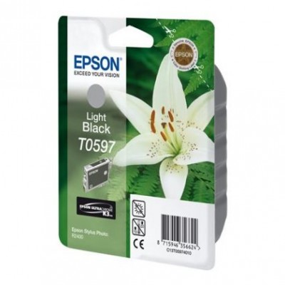 Epson C13T05974020 (T0597) Açık Siyah Orjinal Kartuş Epson C13T05974020 (T0597) Açık Siyah Orjinal Kartuş