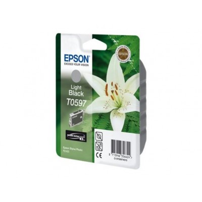 Epson C13T05974020 (T0597) Açık Siyah Orjinal Kartuş 