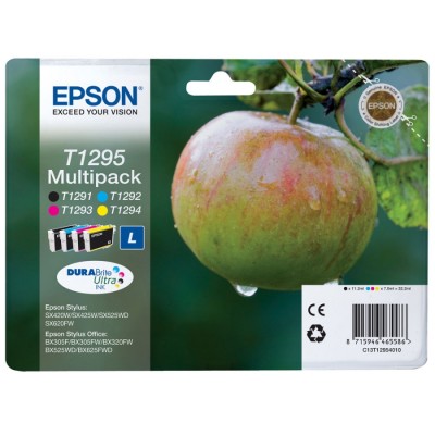 Epson C13T12954020 Multipack 4'lü Mürekkep Kartuş Epson C13T12954020 Multipack 4'lü Mürekkep Kartuş