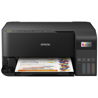 Epson Ecotank L3550 Wi-Fi Tarayıcı + Fotokopi Renkli Çok Fonksiyonlu Mürekkep Püskürtmeli 