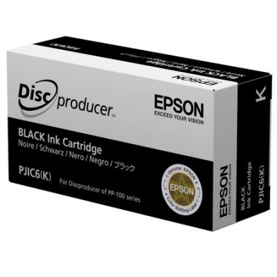 Epson (PP-100) PJIC6(K) C13S020452 Siyah Kutu Hasarlı Orjinal Kartuş