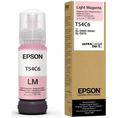 EPSON Surelab T54C6 Açık Kırmızı Mürekkep Şişesi 70 ml C13T54C620丨SL-D500