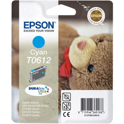 Epson (T0612) C13T06124020 Mavi Orjinal Kartuş