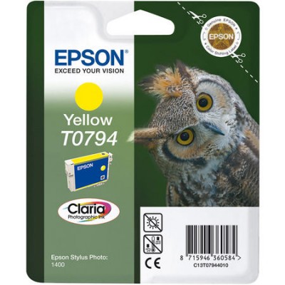 Epson (T0794) C13T07944020 Sarı Orjinal Kartuş Epson (T0794) C13T07944020 Sarı Orjinal Kartuş