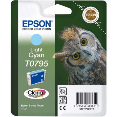 Epson (T0795) C13T07954020 Açık Mavi Orjinal Kartuş Epson (T0795) C13T07954020 Açık Mavi Orjinal Kartuş
