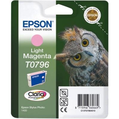 Epson (T0796) C13T07964020 Açık Kırmızı Orjinal Kartuş Epson (T0796) C13T07964020 Açık Kırmızı Orjinal Kartuş