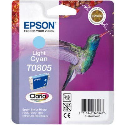 Epson (T0805) C13T08054020 Açık Mavi Orjinal Kartuş Epson (T0805) C13T08054020 Açık Mavi Orjinal Kartuş
