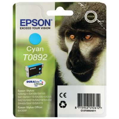 Epson (T0892) C13T08924020 Mavi Orjinal Kartuş Epson (T0892) C13T08924020 Mavi Orjinal Kartuş